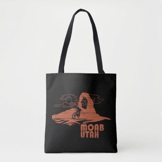 Mtb Moab - Utah Mountainbiken Tote Bag (Voorkant)