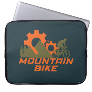 MTB Moderne Downhill Mountainbike Laptop Sleeve