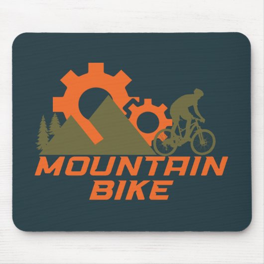 MTB Moderne Downhill Mountainbike Muismat (Voorkant)