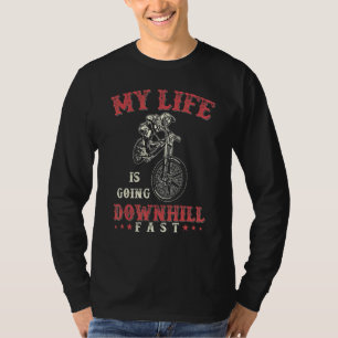 Mtb Mountain Bike Dh Biker Dirt Jump Bicycle Downh T-shirt