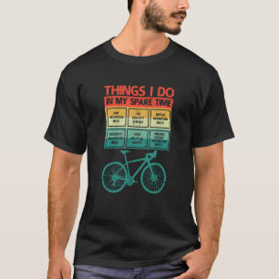 Mtb Mountain Bike Downhill Dingen die ik in mijn r T-shirt