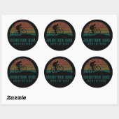 Mtb mountainbike avontuur ronde sticker (Vel)
