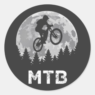 MTB mountainbike  Ronde Sticker
