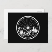 MTB mountainbike Trail Briefkaart (Voorkant / Achterkant)