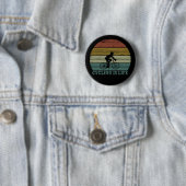 Mtb Mountainbiken Funny Fietsen Ronde Button 5,7 Cm (In situ)