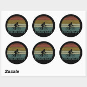 Mtb Mountainbiken Funny Fietsen Ronde Sticker (Vel)