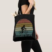 Mtb Mountainbiken Funny Fietsen Tote Bag (Dichtbij)