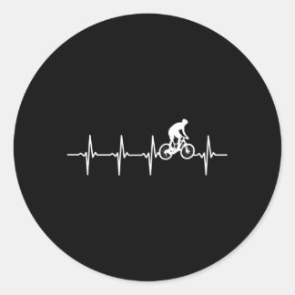 MTB mountainbiken Hebeat voor mountainbikers Ronde Sticker