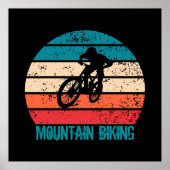 Mtb mountainbiken  poster (Voorkant)