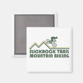 Mtb Mountainbiken - Slickrock Trails Utah Magneet (Voorkant / Achterkant)