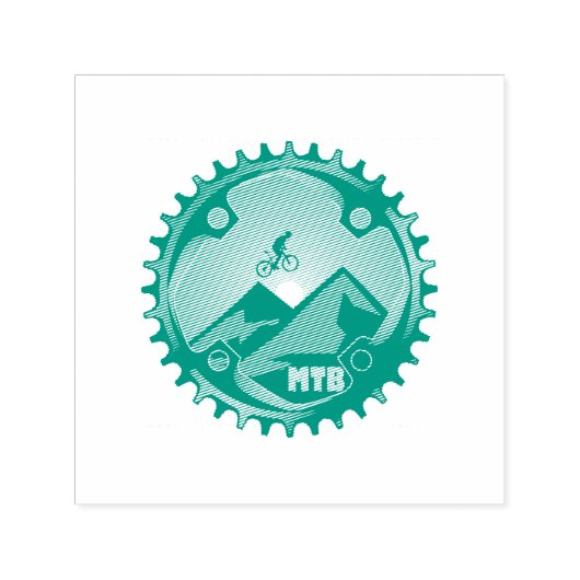 Mtb-Poster Zelfinktende Stempel (Design)