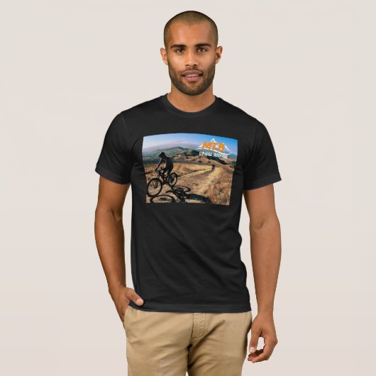 MTB Uphill Riding 2 T-shirt (Voorkant volledig)