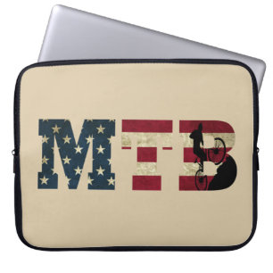 mtb usa american nood vs vlag laptop sleeve
