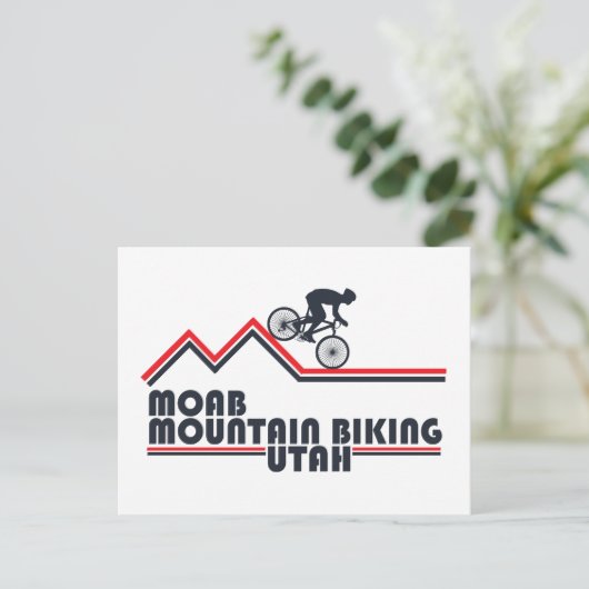 Mtb Utah - Moab Mountainbiken Feestdagenkaart (Staand voorkant)