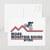 Mtb Utah - Moab Mountainbiken Feestdagenkaart (Voorkant / Achterkant)