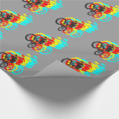 MTB wheelie Cadeaupapier (Hoek)