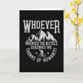 MTB - Wie de fiets heeft uitgevonden Kaart (Gele Bloem)