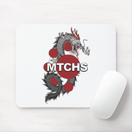 MTCHS Dragon Logo Muismat (Met muis)