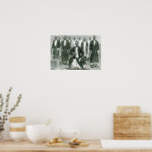Mtesa, de keizer van Oeganda en andere chefs Poster (Keuken)