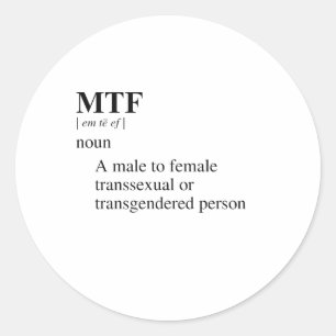 MTF RONDE STICKER