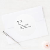 MTF RONDE STICKER (Envelop)