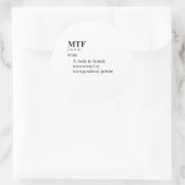 MTF RONDE STICKER (Tas)