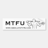MTFU-Bumpersticker Bumpersticker (Voorkant)