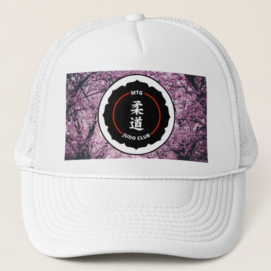 MTG Judo Cherry Blossom Club Pet (wit) (Voorkant)