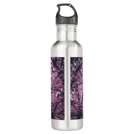 MTG Judo Club Cherry Blossom Water Bottle Waterfles (Achterkant)