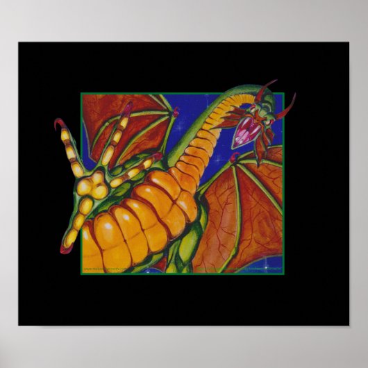 MtG Shivan Dragon Poster (Voorkant)