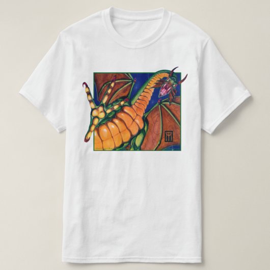 MtG Shivan Dragon T-shirt (Design voorkant)