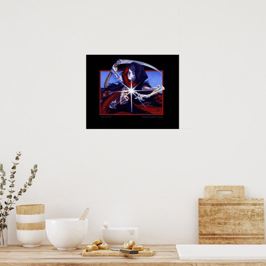 MtG Touch of Death print (Keuken)