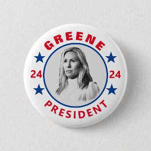 MTG voor President Ronde Button 5,7 Cm