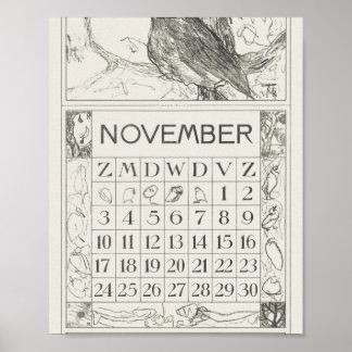 Mtheo van hoytema - kalender - reigerkunst - akkoo poster