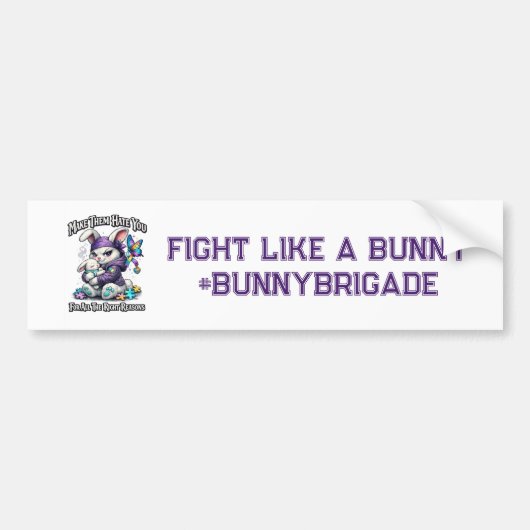MTHY ASD-bumpersticker Bumpersticker (Voorkant)