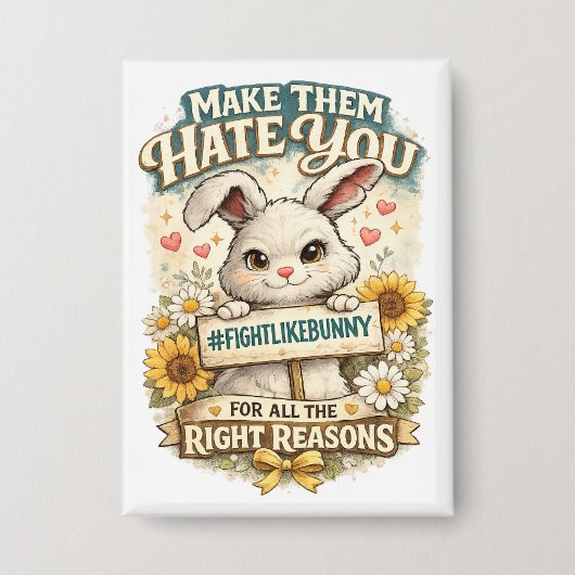 MTHY Zonnebloem Knop Button (Voorkant)