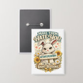 MTHY Zonnebloem Knop Button (Voorkant / Achterkant)