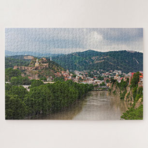 Mt'k'vari rivier stromend, Tbilisi Legpuzzel