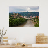 Mt'k'vari Rivierstroom, Tbilisi Poster (Keuken)