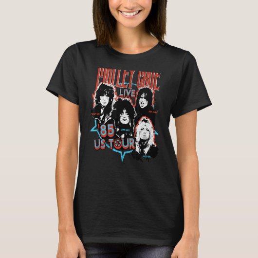 Mtley Cre 85 Us Tour T-shirt (Voorkant)