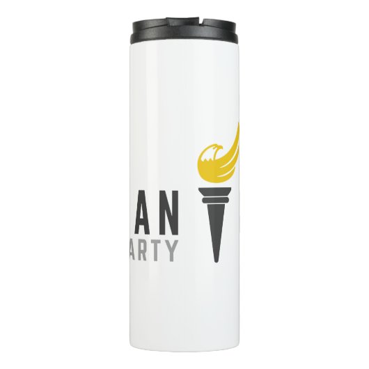 MTLP officiële witte thermische Mok (Achterkant)