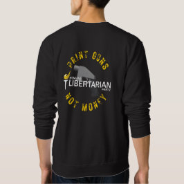 MTLP Print Pistolen, geen geld met lange mouwen Trui