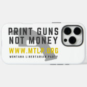 MTLP Print Pistolen Telefoonhoes Case-Mate iPhone Case (Achterkant (horizontaal))