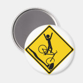 MTN Biker Crash Road Sign Magneet (Voorkant / Achterkant)