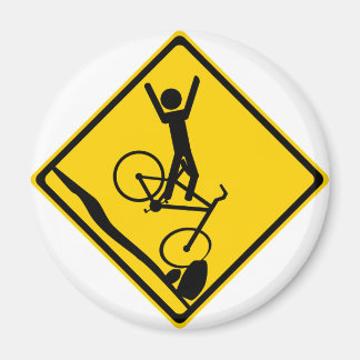 MTN Biker Crash Road Sign Magneet