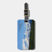 Mtns belt/Denali-J Muir Bagagelabel (Voorkant verticaal)