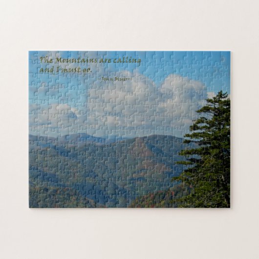 Mtns belt... / Smoky Mtns. Legpuzzel (Horizontaal)