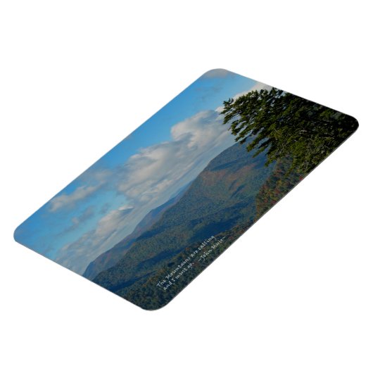 Mtns roepen John Muir. Magneet (Linkerzijde)