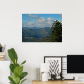 Mtns roepen John Muir. Poster (Thuiskantoor)