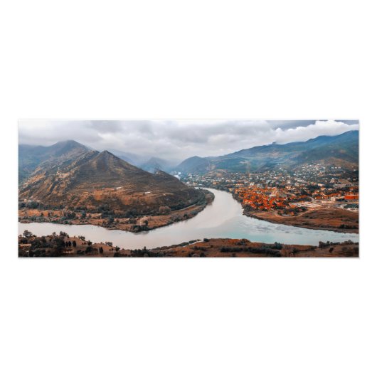 Mtskheta Jvari Georgia Foto Afdruk (Voorkant)